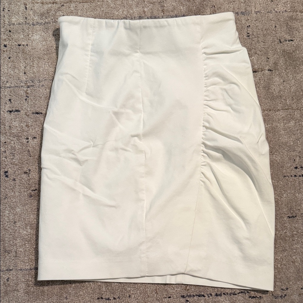 Zara White Pencil Skirt
